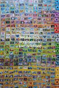 300 różnych kart pokemon + reverse/holo/rare