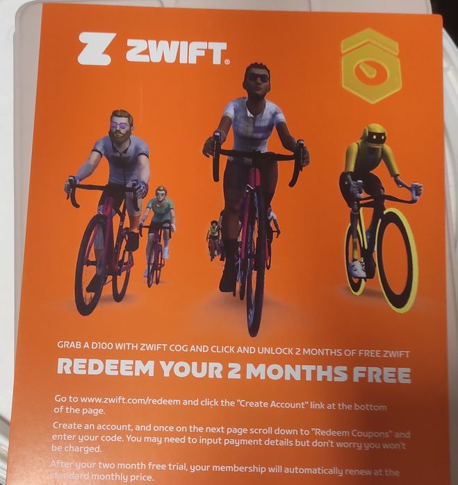 Zwift 2 Meses Promocode,