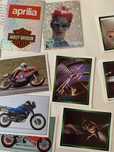 Cromos Batman e Super Moto Aprilia Yamaha Harley Panini Merlin cada 1€