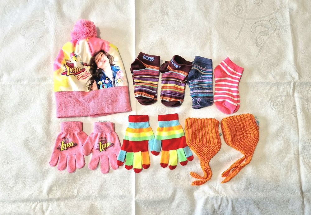 Lote de acessórios para menina