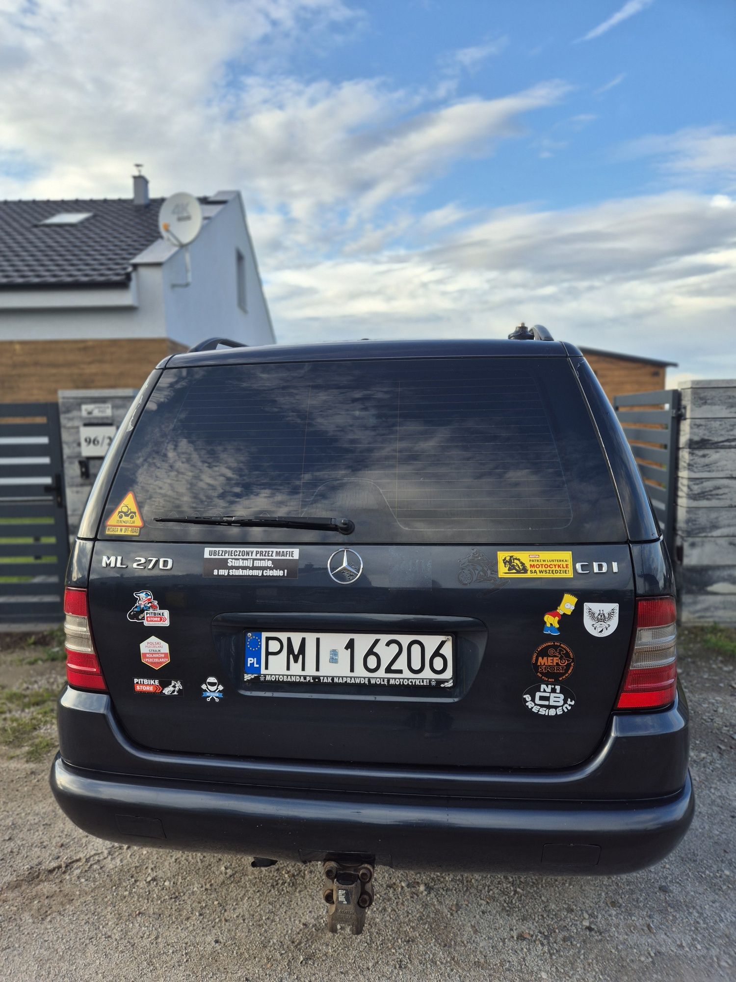 Mercedes ML 270 CDI 2000r • Automat • 4x4 z reduktorem • Skóra • Hak