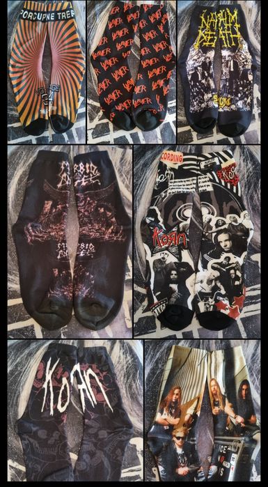 Meias de Bandas Rock Metal