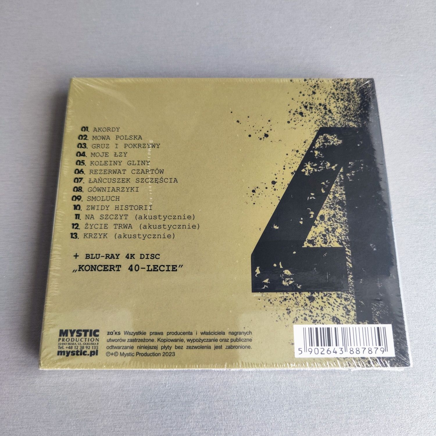 KSU 44 CD + BLU-RAY folia koncert 40-LECIE
