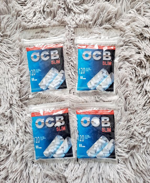Filtry  slim ocb 4 opakowania nowe