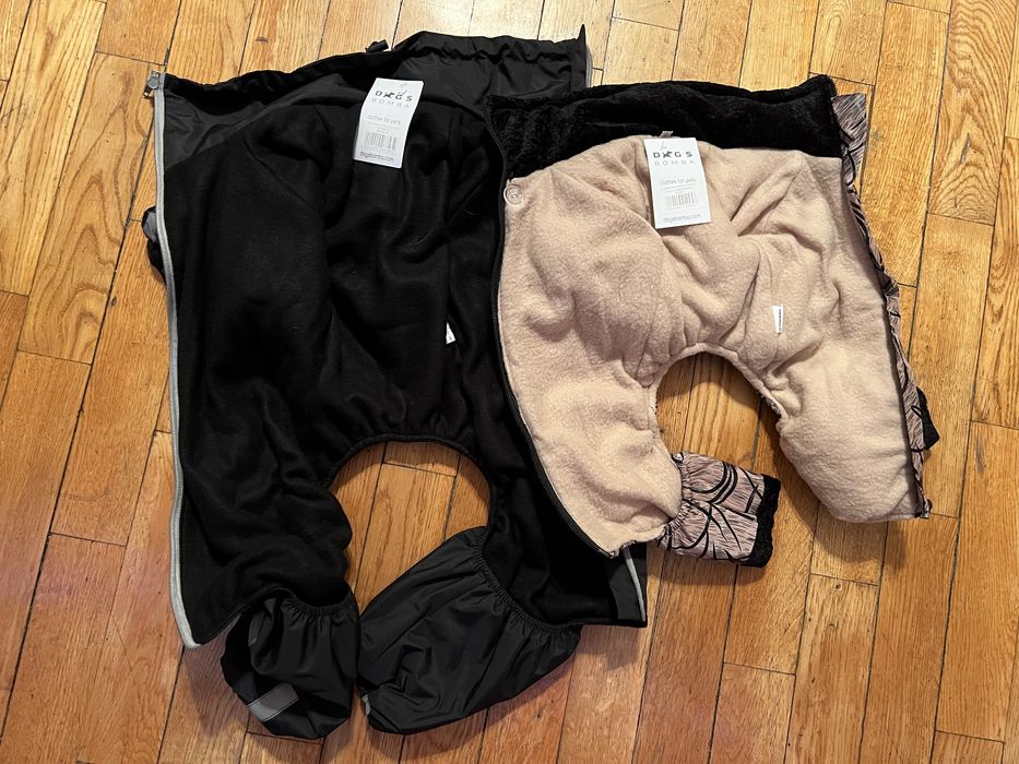 Теплі зимові комбінезони для собак нові одяг