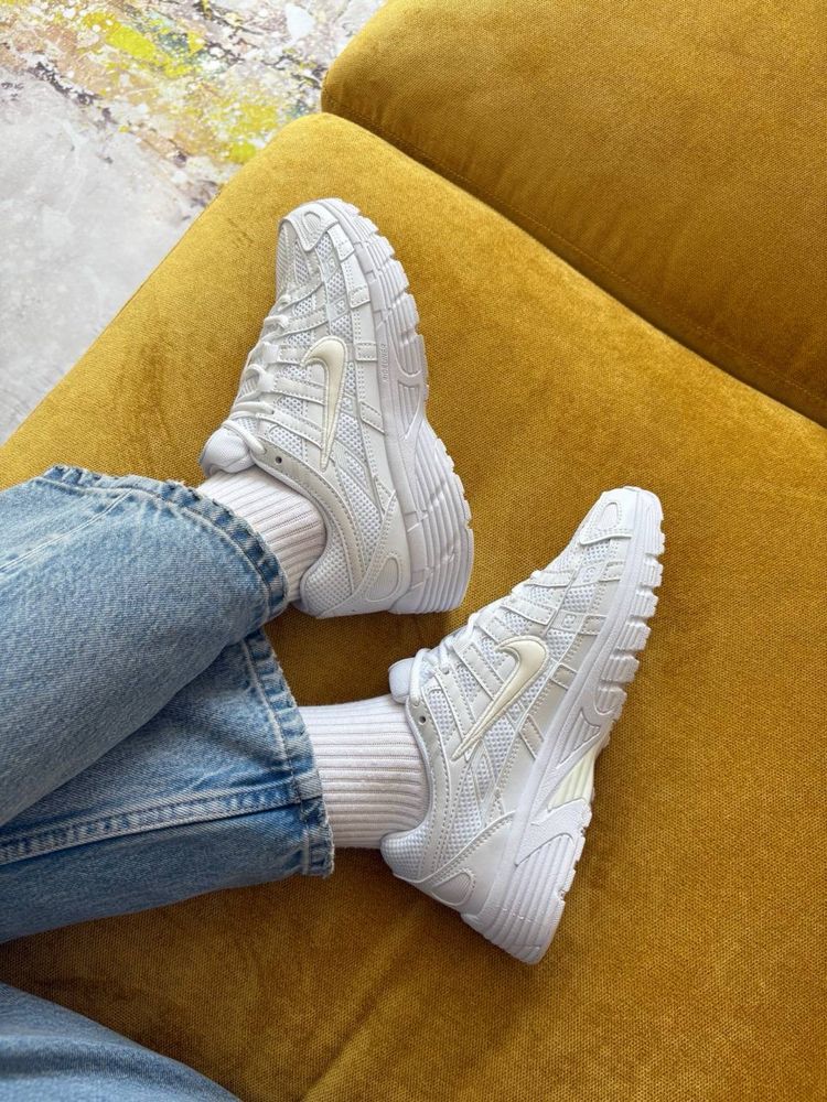 Nike P-6000 Triple White