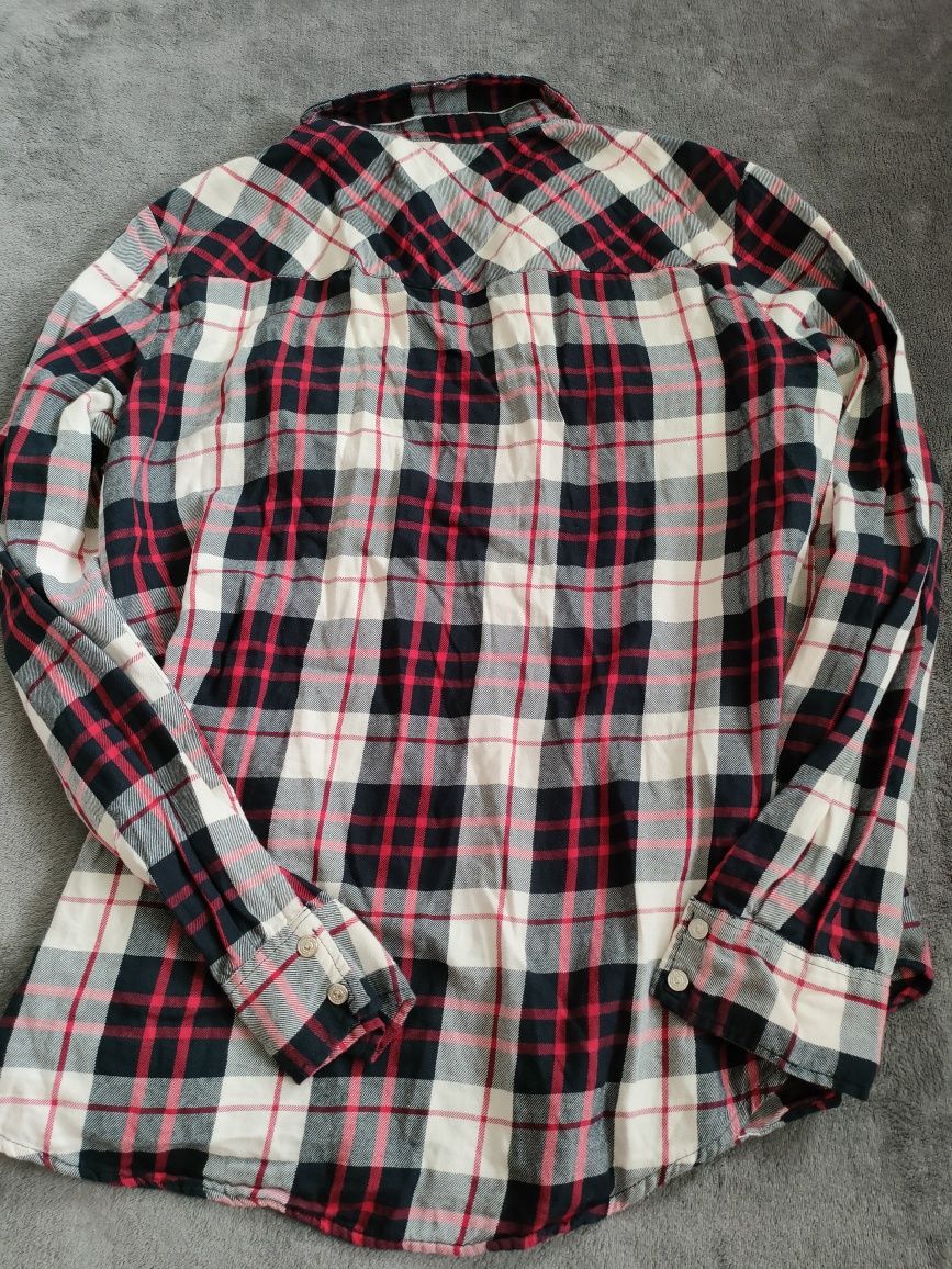 ZARA Koszula w kratę | EU 38 | Bawełna | Styl Lumberjack