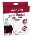 Zestaw do obciągu wina z uchwytem i zaciskiem