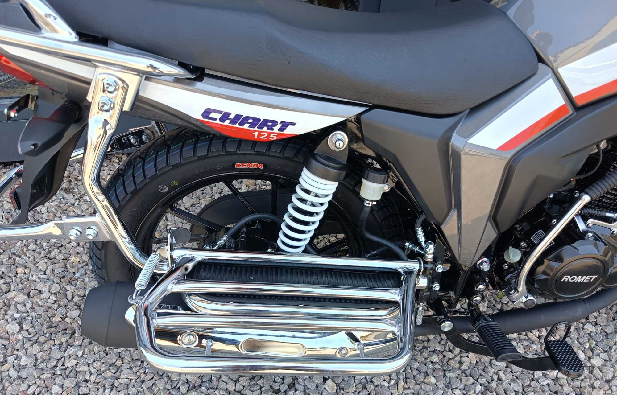 Motocykl 125 na kategorie B Romet CHART 125 motor 125 na kat.B Łódź