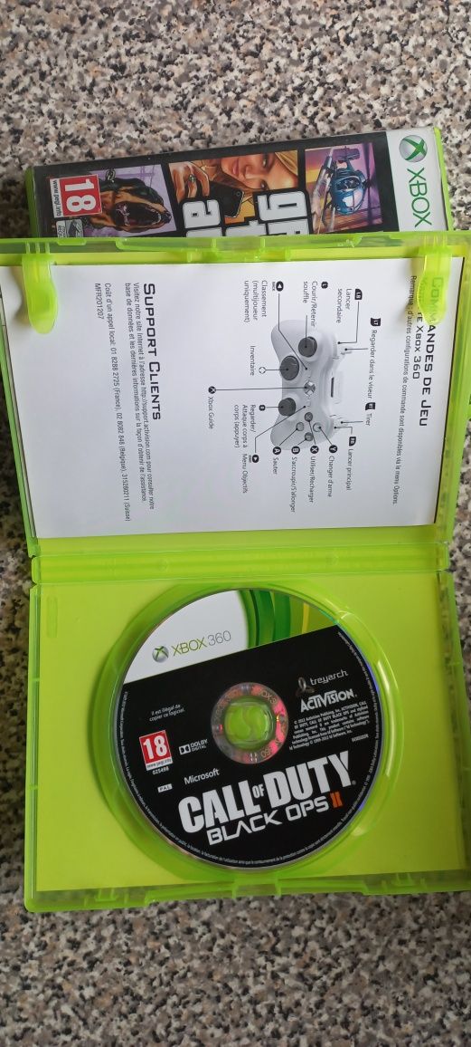 Grand theft auto 5/Call of duty black ops 2 Xbox 360