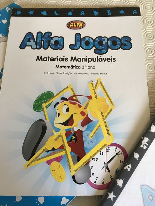Manual escolar matemática 3 ano e livros de fichas