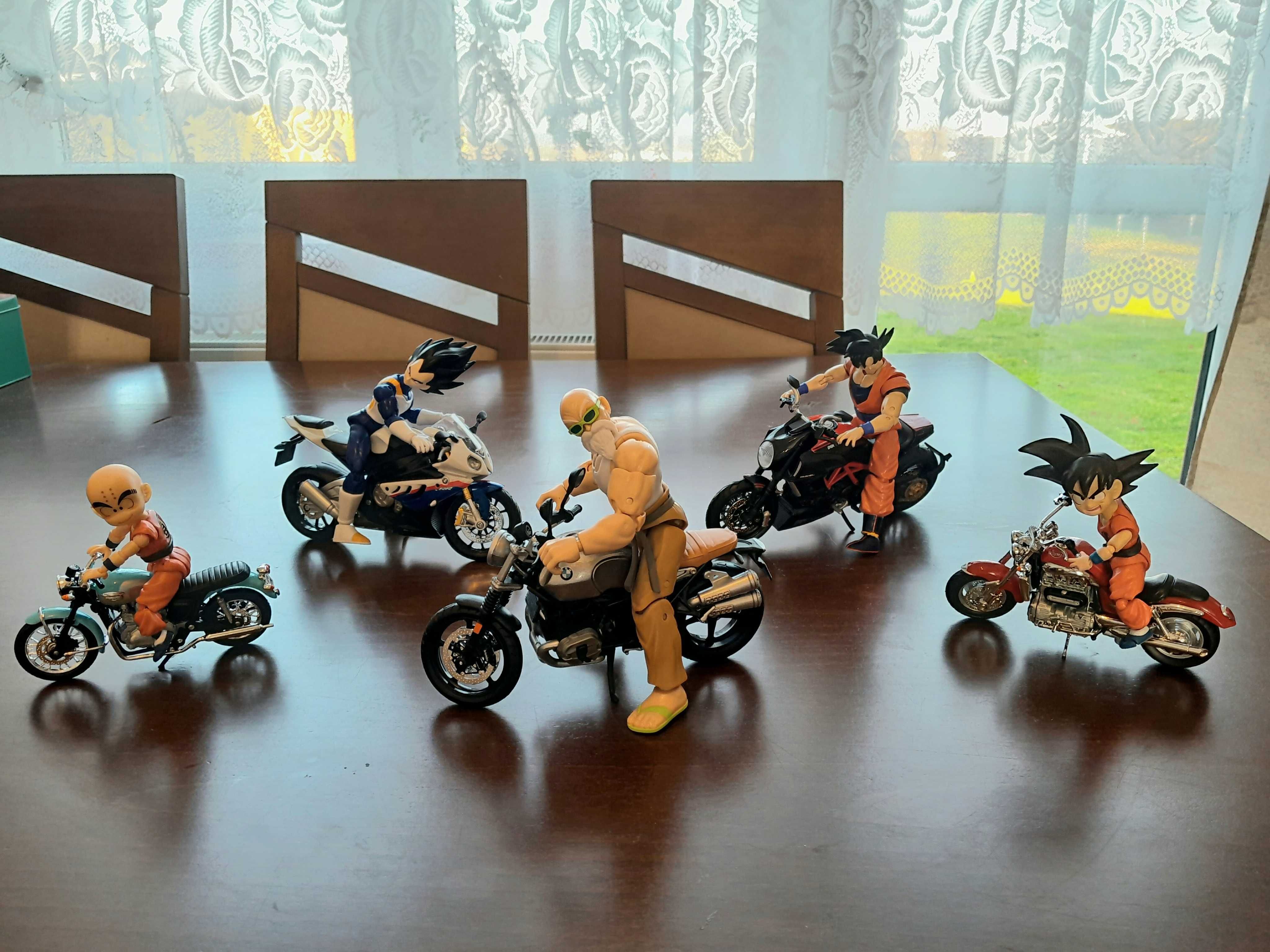 Dragon Ball figurki zestaw z motorami