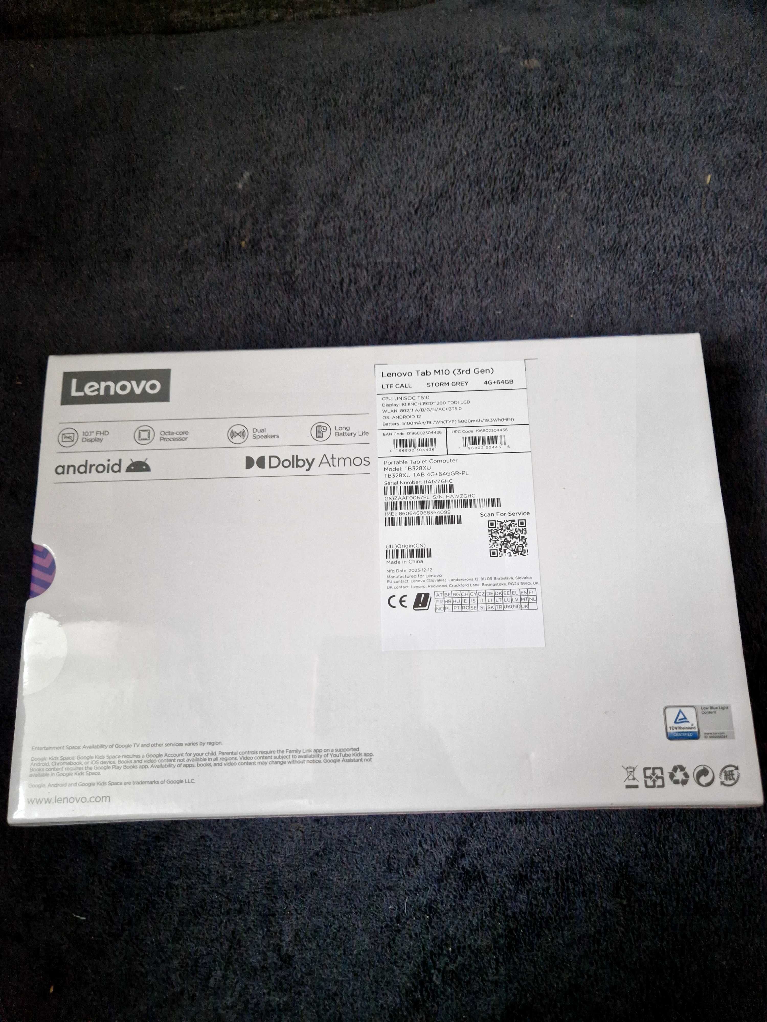 Nowy Tablet M10 Lenovo