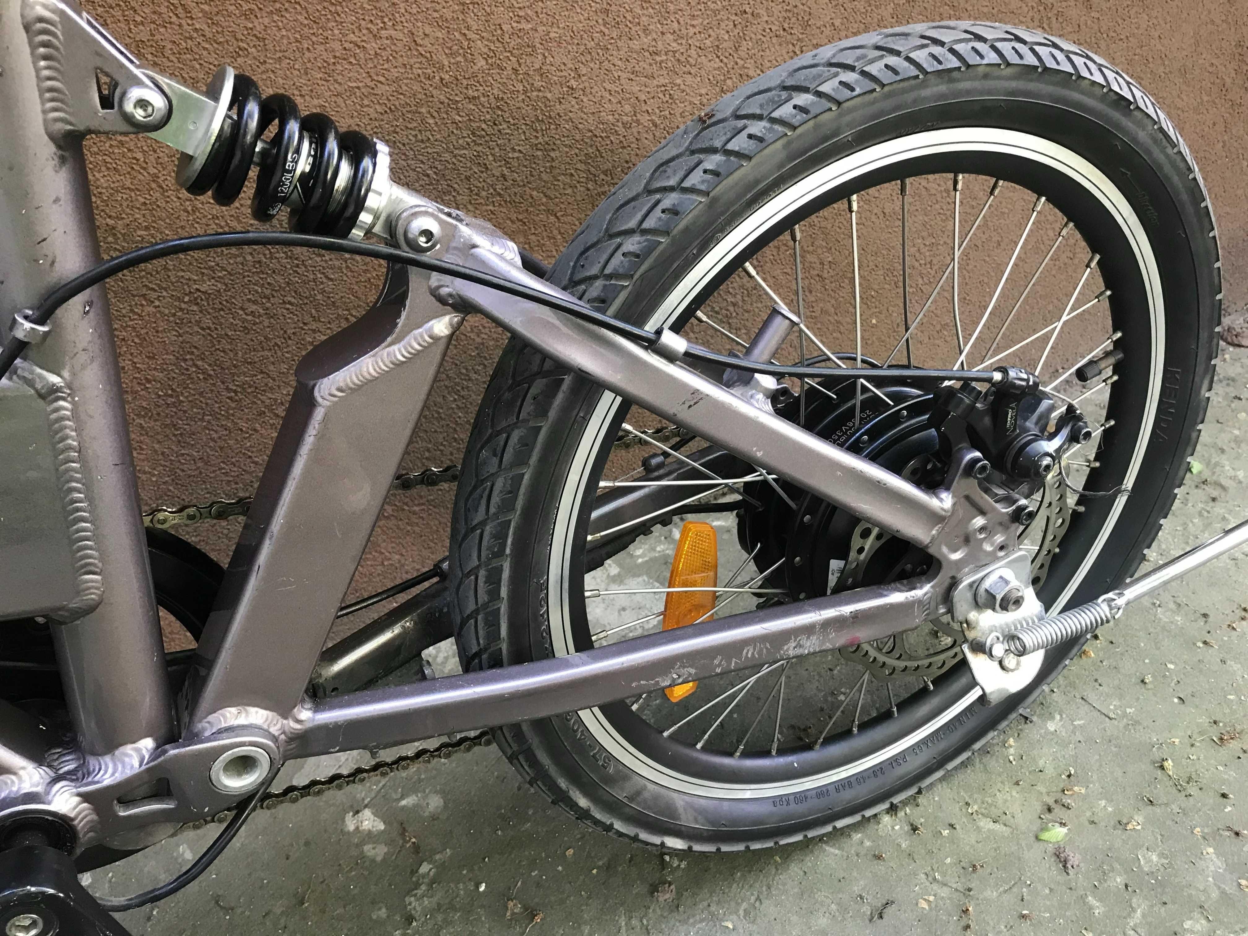 Електровелосипед 20 двохпідвіс Smart Bike
