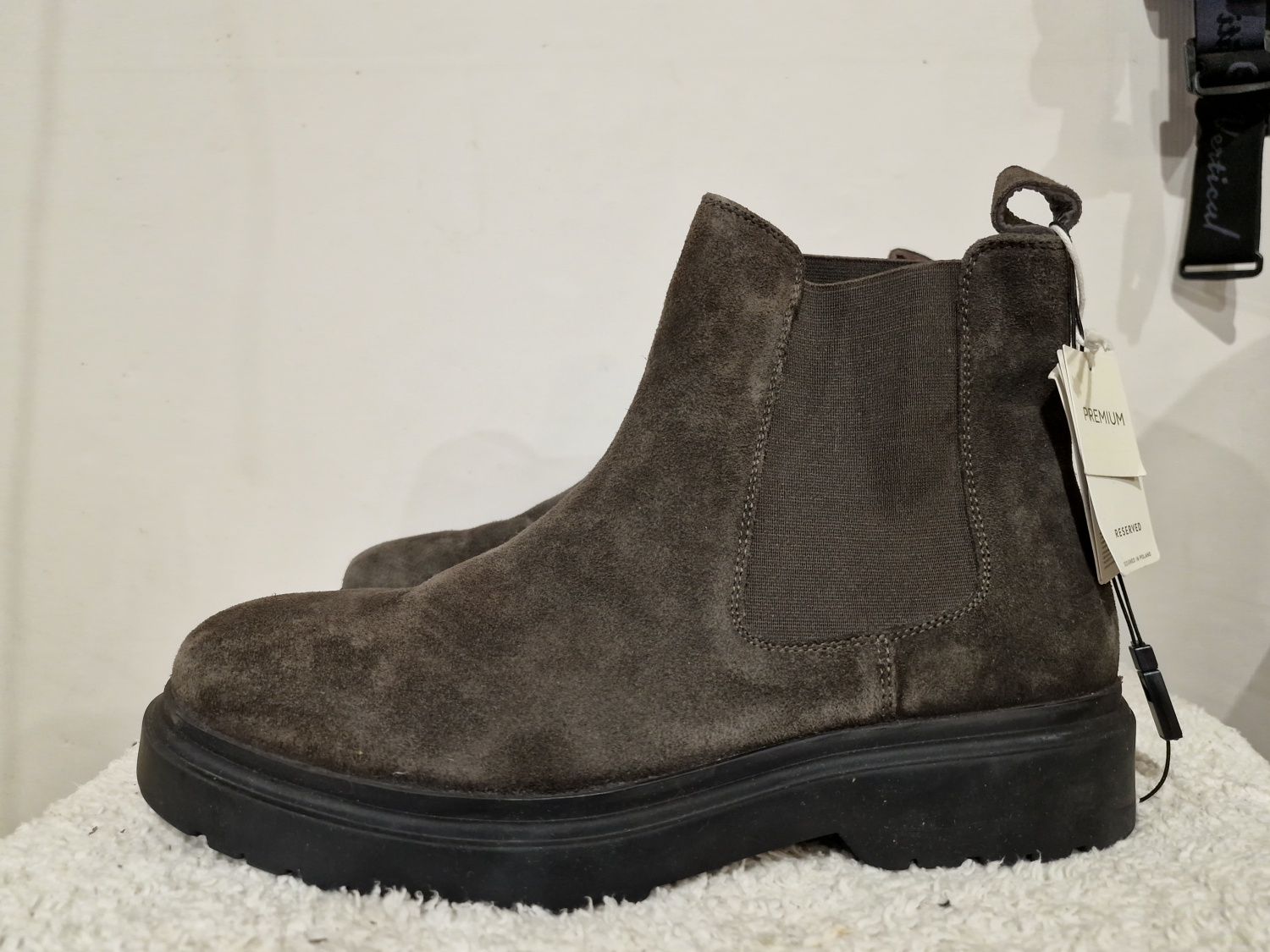 Buty Reserved botki sztyblety skóra skórzane  roz,42 i 43 mokasyny