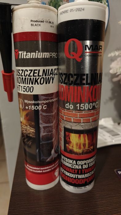 Uszczelniacz kominowy 1500 cena za 2 sztuki nowe
