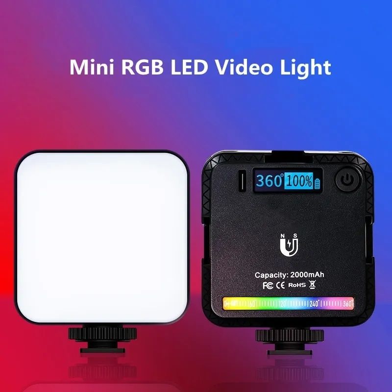 Портативне світло,Led light ,лед W64 RGB фото відео зйомка

На