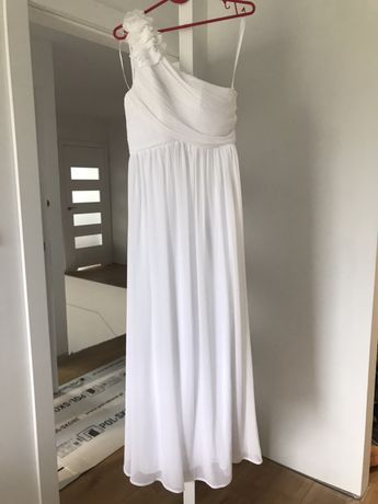 Sukienka biała wieczorowa ślubna nowa