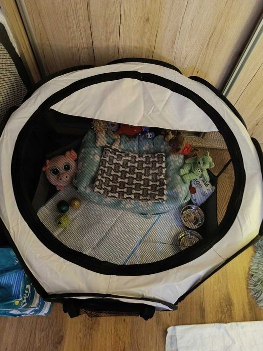 Składany Kojec dla psa kota królika Klatka dla zwierząt 75 cm L HIT!