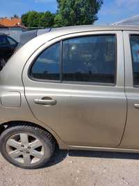 Nissan micra K12 Drzwi prawe tyl tylnie EY2G