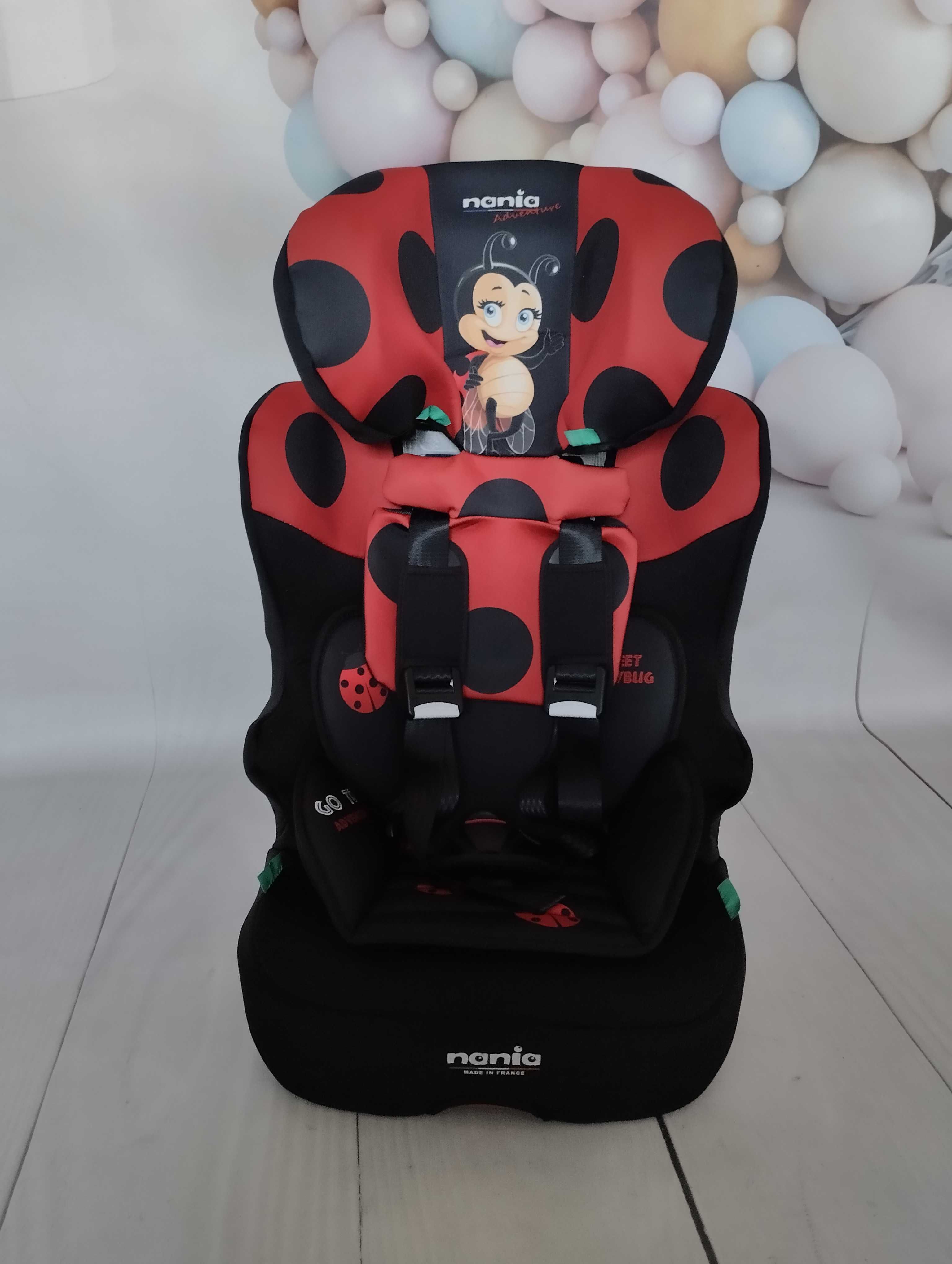 Nania Fotelik samochodowy z isofix 76-140 i-Size biedronka z wkładką