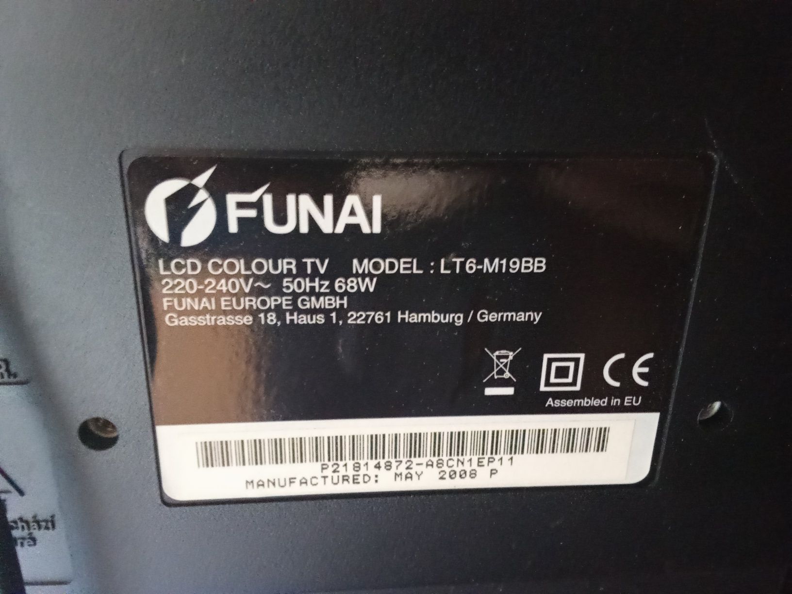 Telewizor funaj 19 Cali + dekoder DVB-T 2  +. antena DVB-T