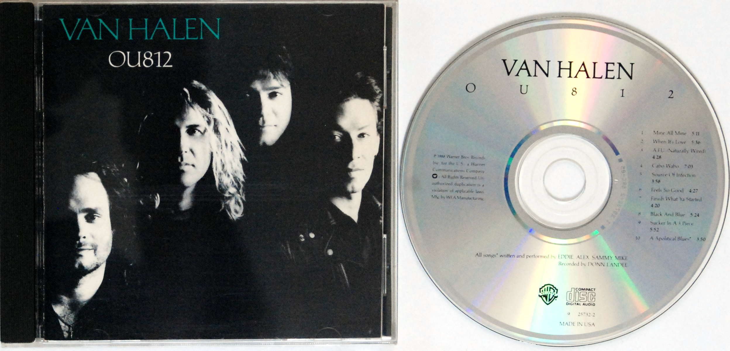 (CD) Van Halen - OU812 (USA) I Wydanie 1988r.