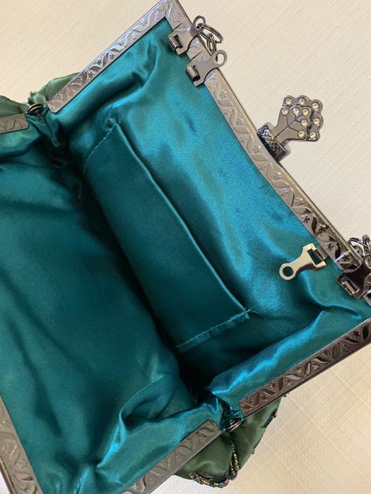 Сумка клатч вінтажна вишита бісером