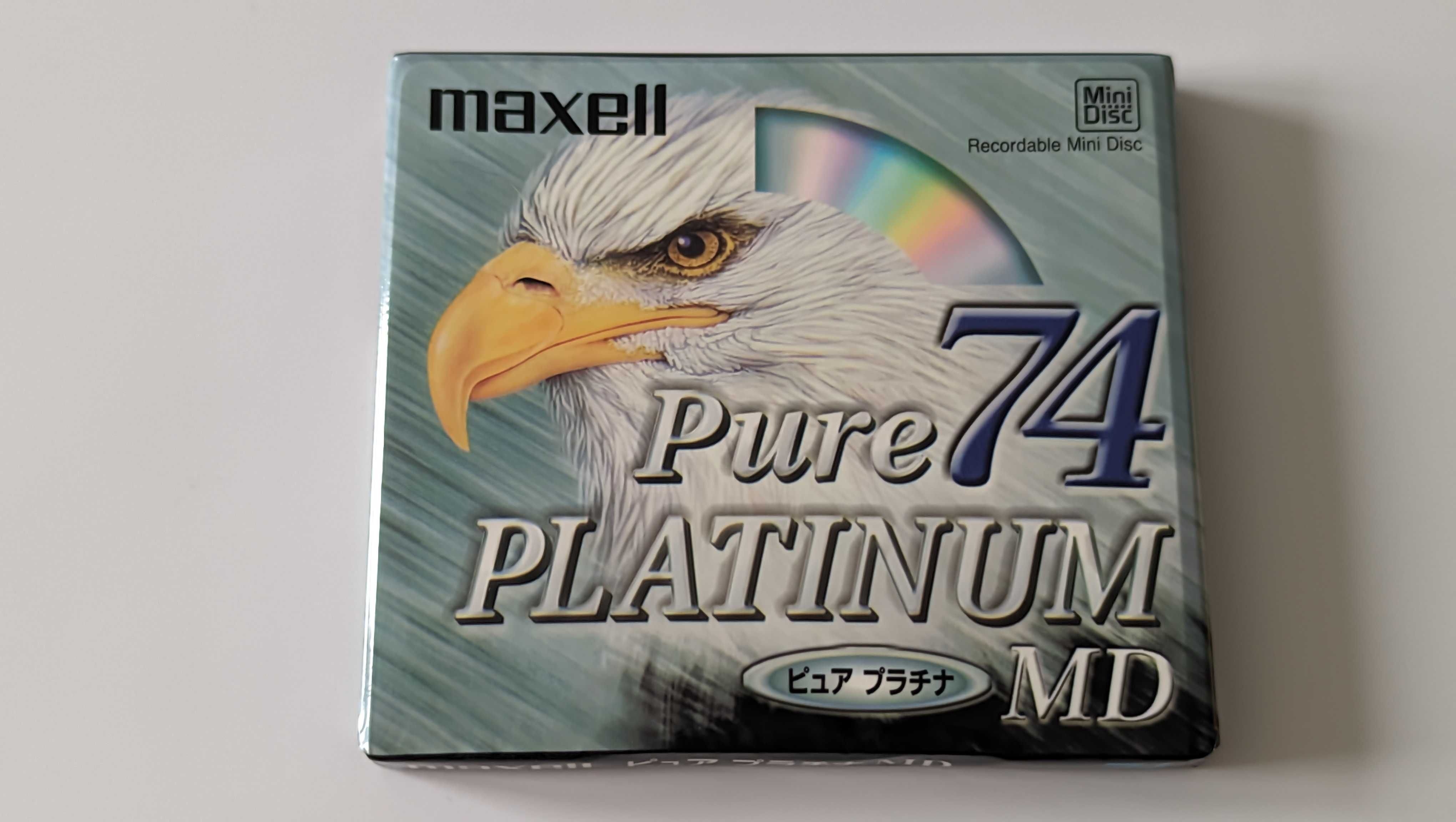 MiniDisc MD Maxell Pure PLATINUM 74 10-pack