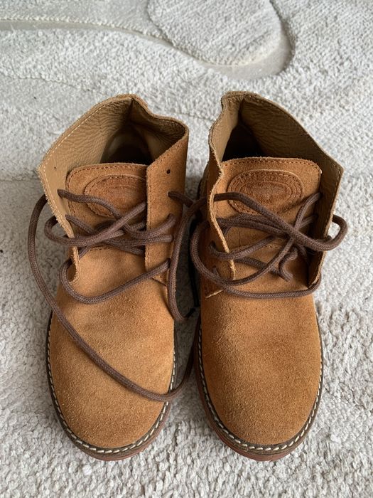 Trzewiki zamszowe skórzane boys España 31-32