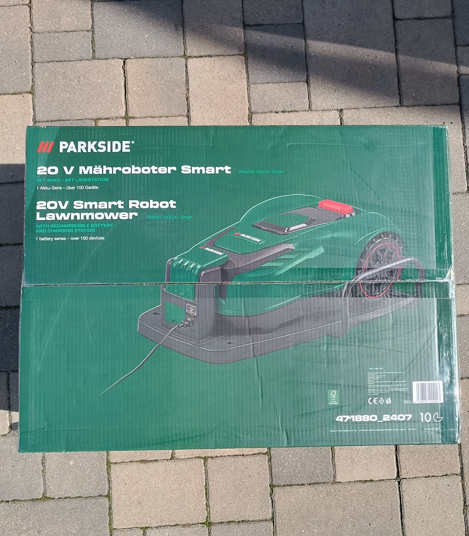 Kosiarka robot koszący Parkside 1000 A1 aplikacja, gw. 3 lata, NOWA,
