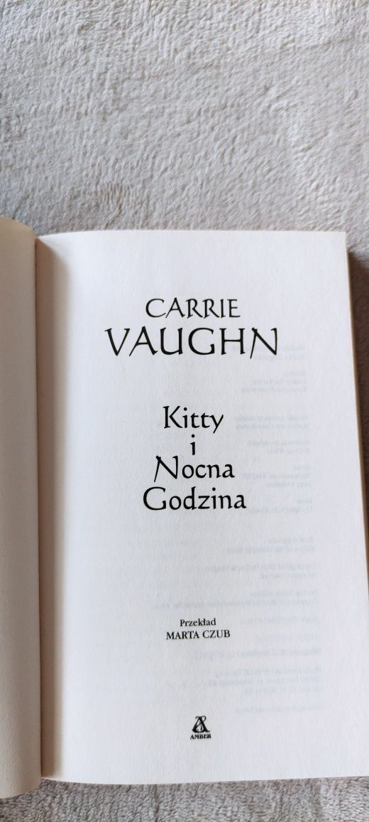 Książka Kitty i nocna godzina. Carrie Vaughn.