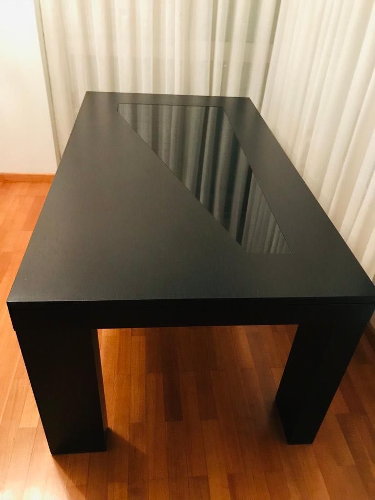 Mesa de sala extensível Wengué