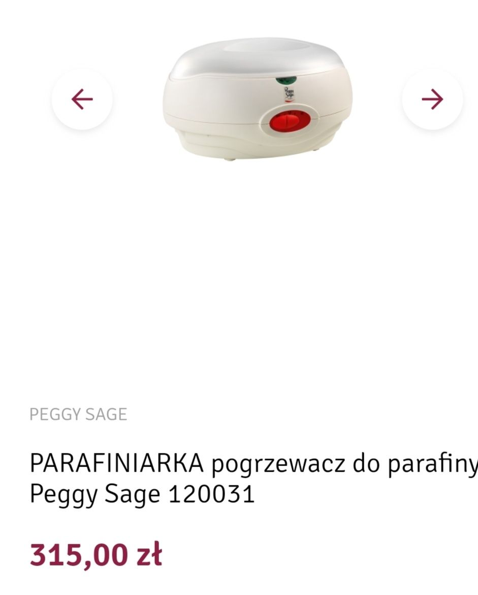 Parafiniarka kosmetyczna Peggy Sage 3.5l