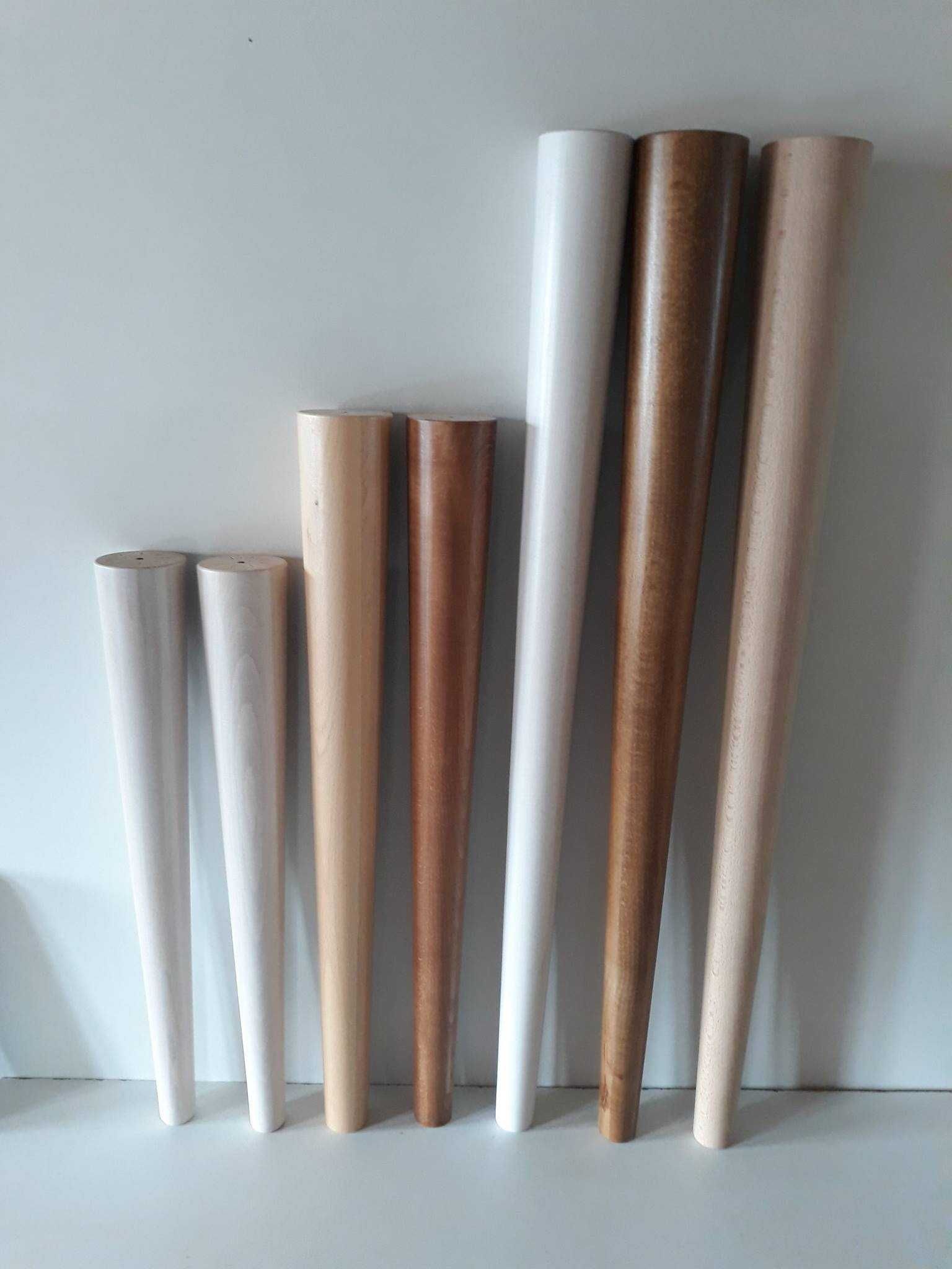 Nóżki do mebli nóżki drewniane bukowe nogi stołowe produkcja