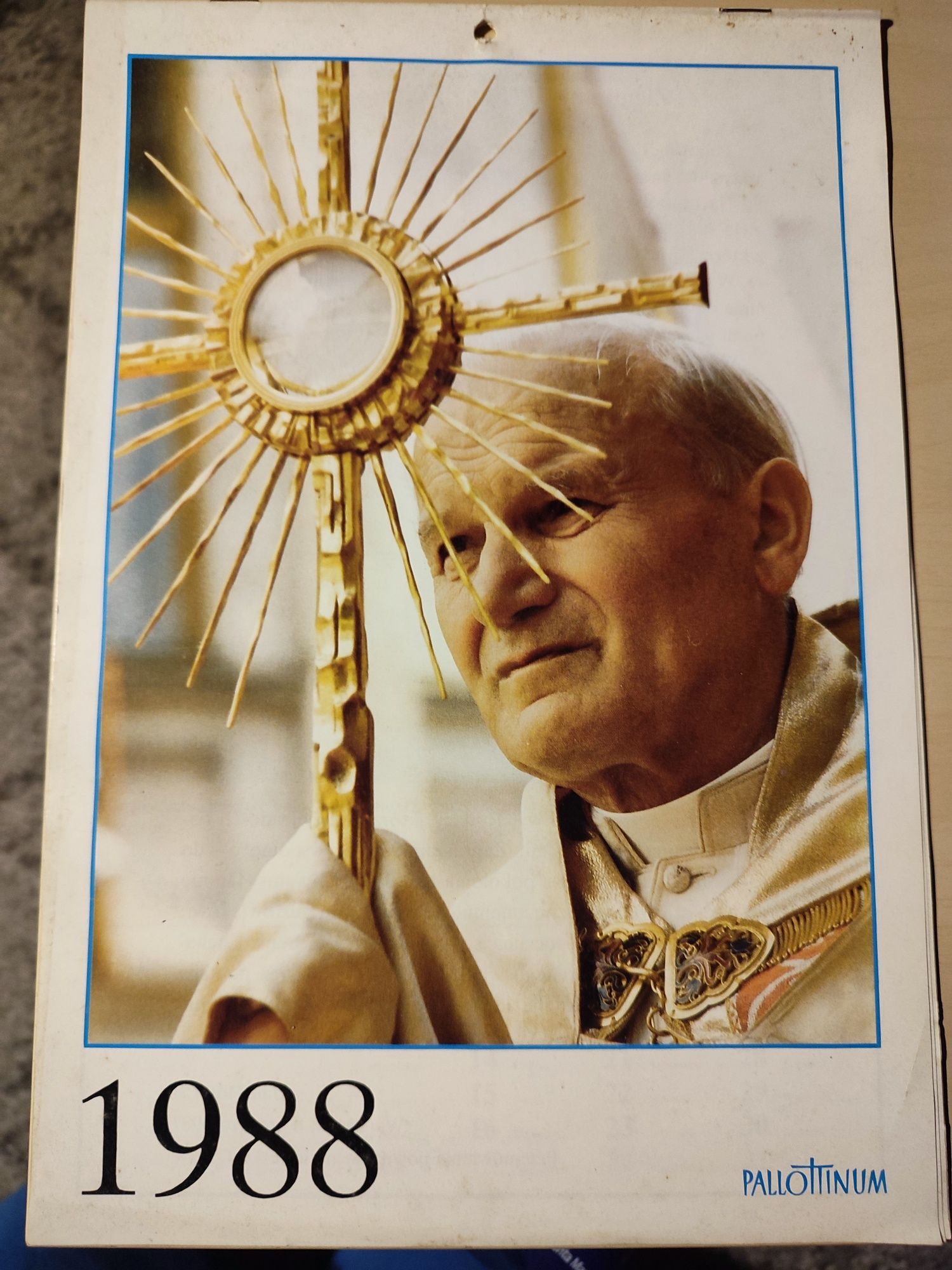 Kalendarz 1988 rok Jan Paweł II