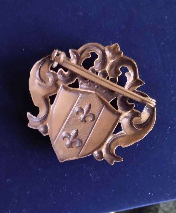 Вінтажні броши гербові, чортополох