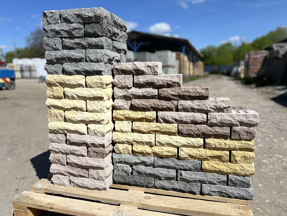 цегла рвана для паркану цегла для стовпчиків