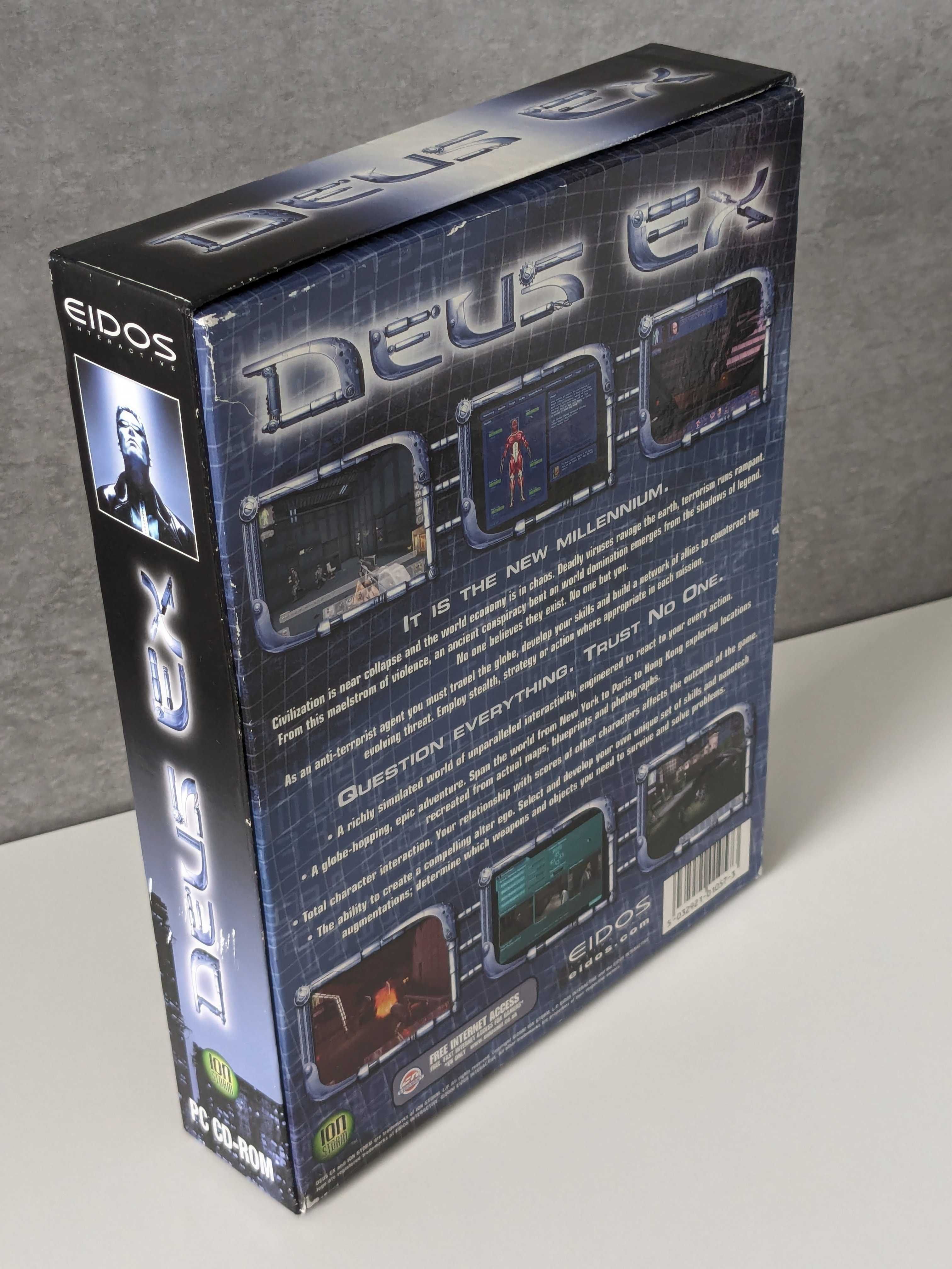 Gra DEUS EX Big Box PC CD ENG 2000 r.