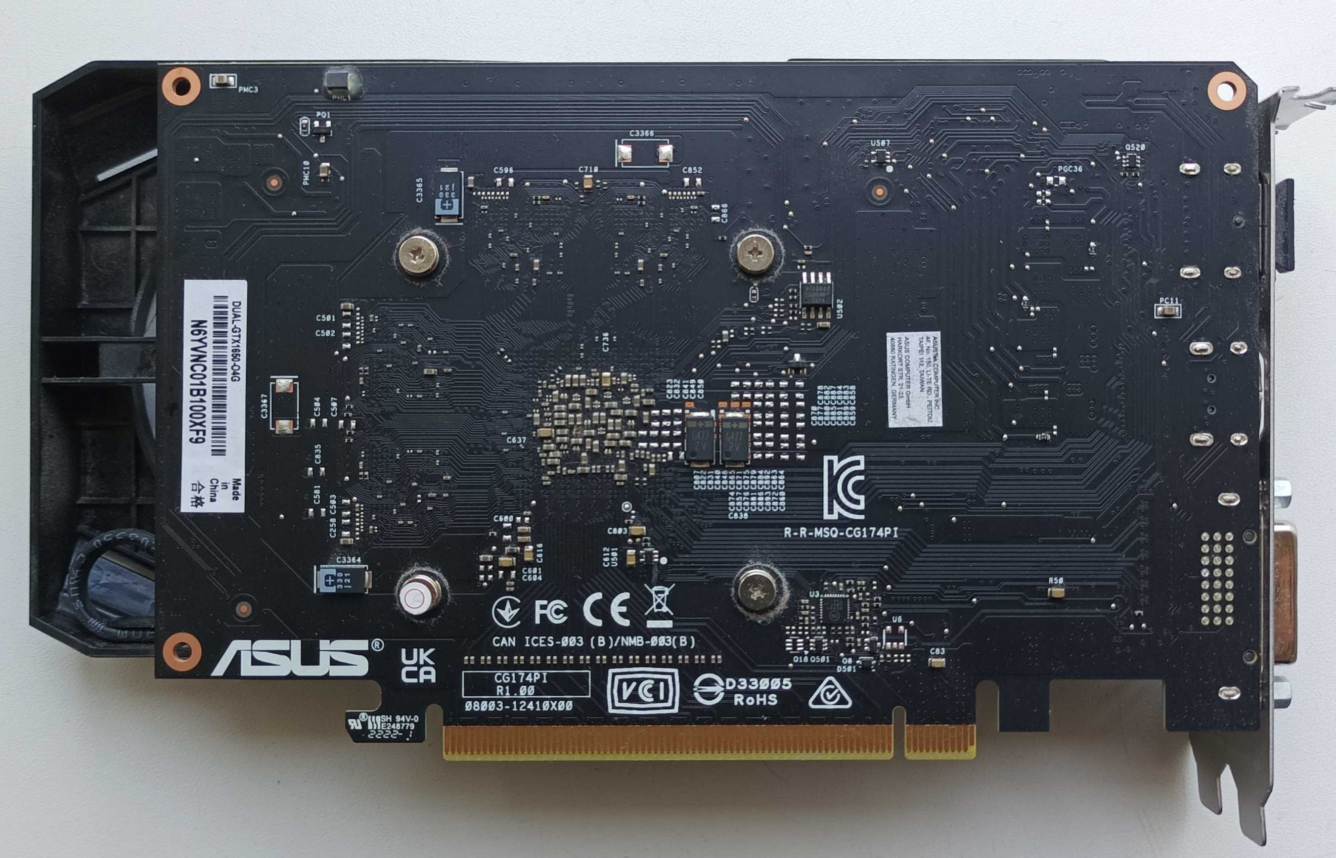 ASUS NVIDIA GTX 1650 4gb GDDR5 !!!