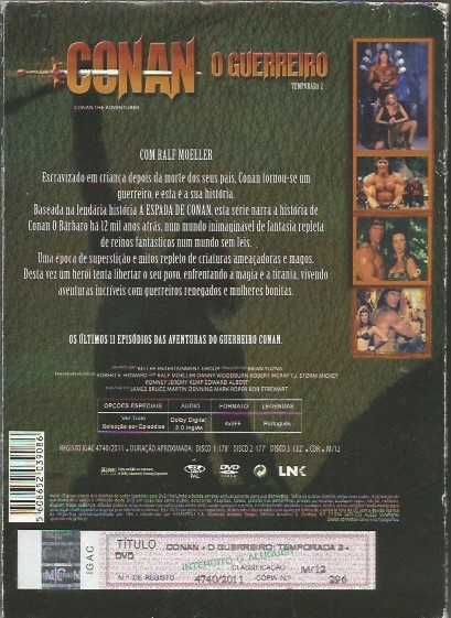 Conan, O Guerreiro (Temporada 2) - 3 DVD