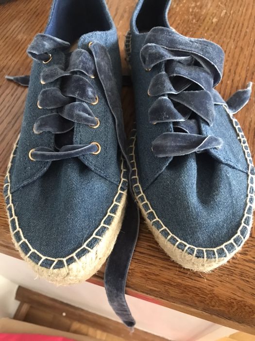 Espadryle jeansowe