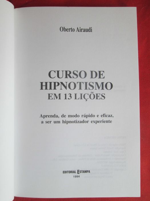 Curso de Hipnotismo em 13 Lições, de Oberto Airaudi