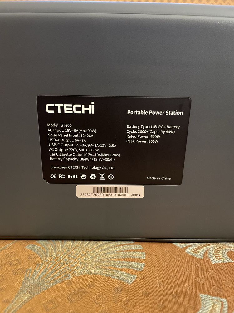 Зарядна станція ctechi gt600
