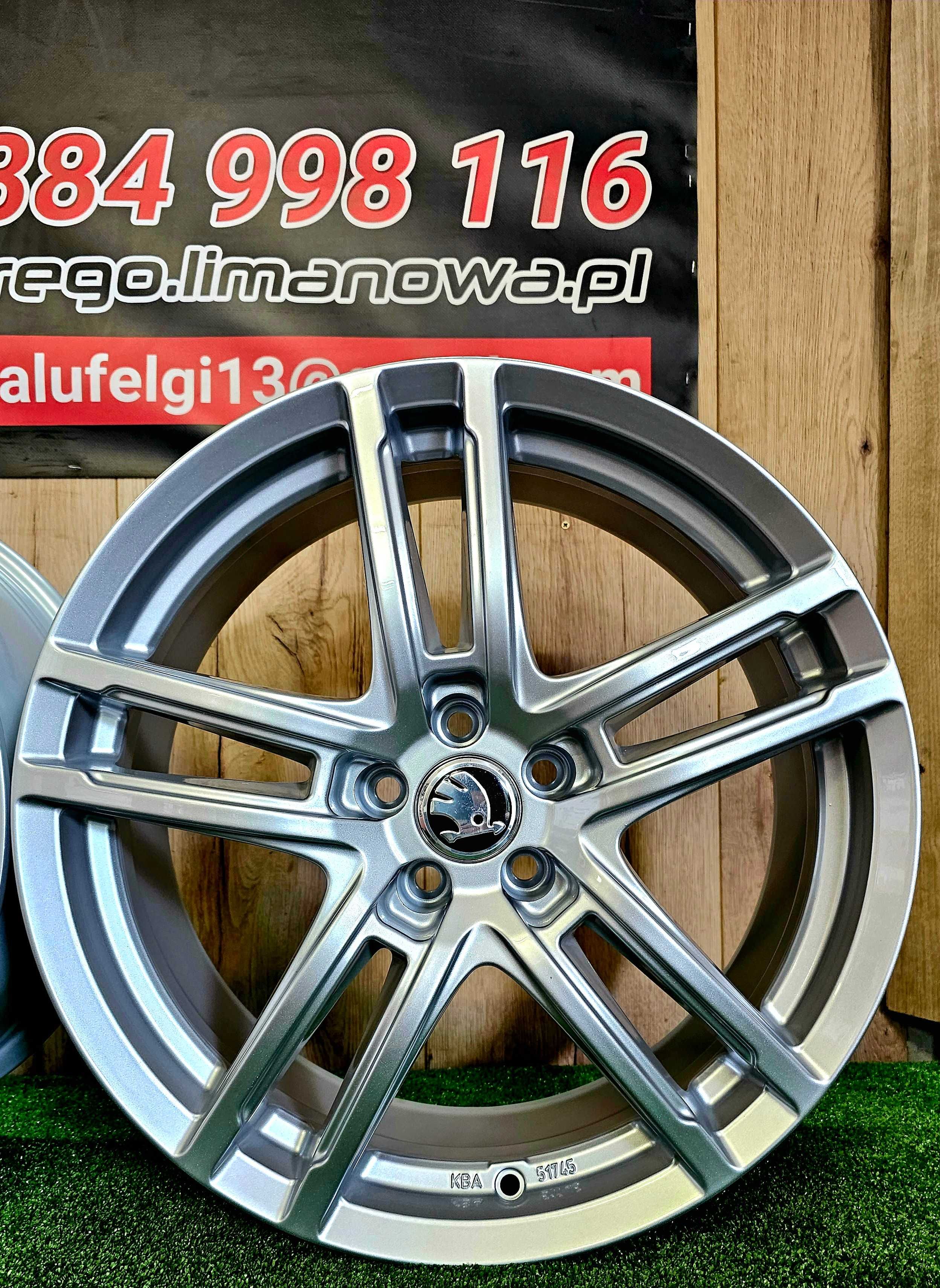 NOWE ALUFELGI SKODA - 18x5x100 - Fabia,Octavia,Rapid,Roomster