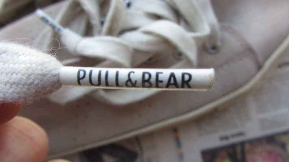 Кеды pull and bear размер 39 стелька 25.5 см