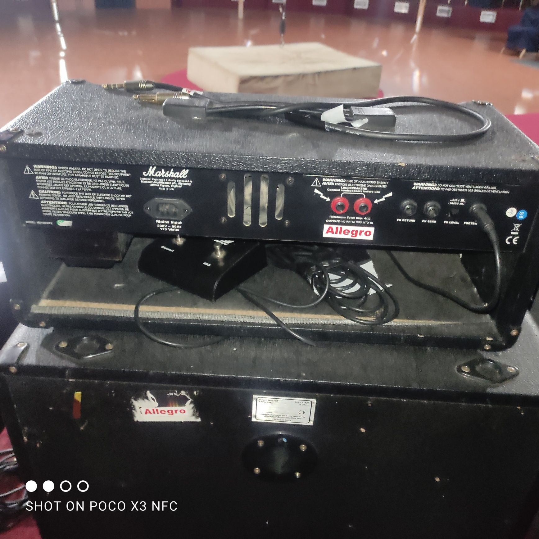 Гитарний комбо підсилювач Marshall mg412b и mg100