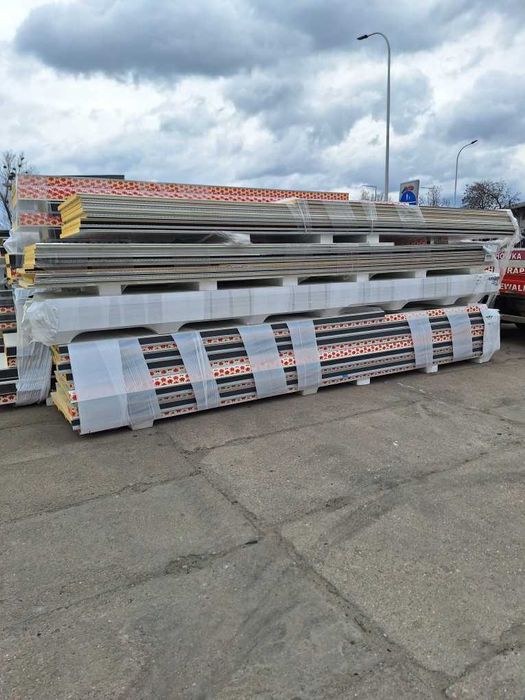 Płyta warstwowa PIR/PUR różne grubości, ścienna/dachowa