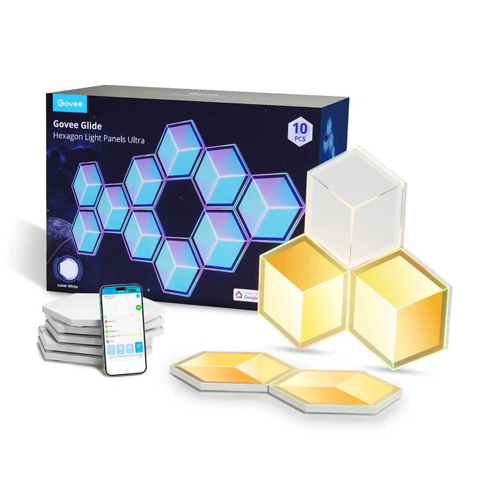 Govee Glide Hexagon Light Panels Ultra (світлові панелі 3D)
