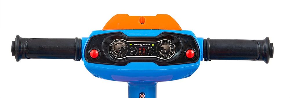 Jeździk dla dzieci Motorek pchacz Monster Blue